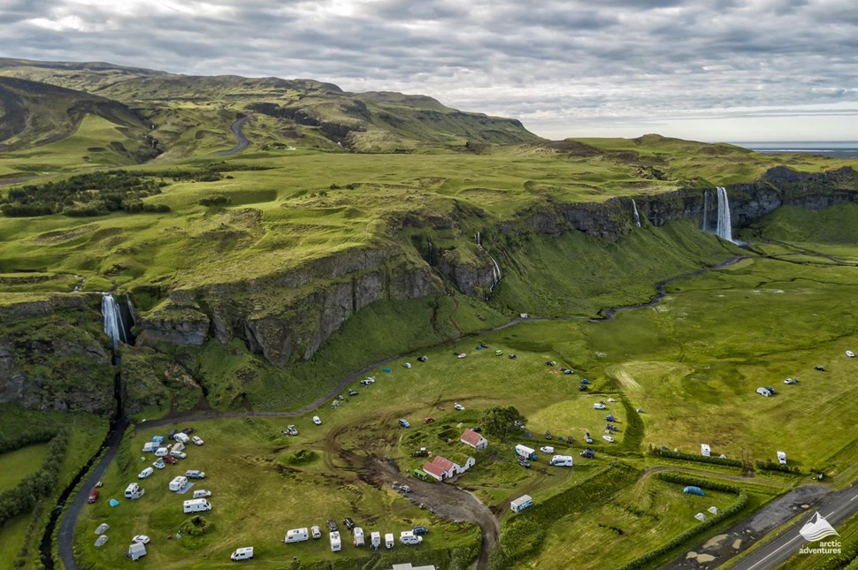 Aerial view of Gljufrabui