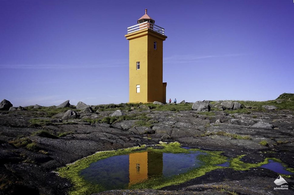 Reykjanes Lighthouse in Iceland