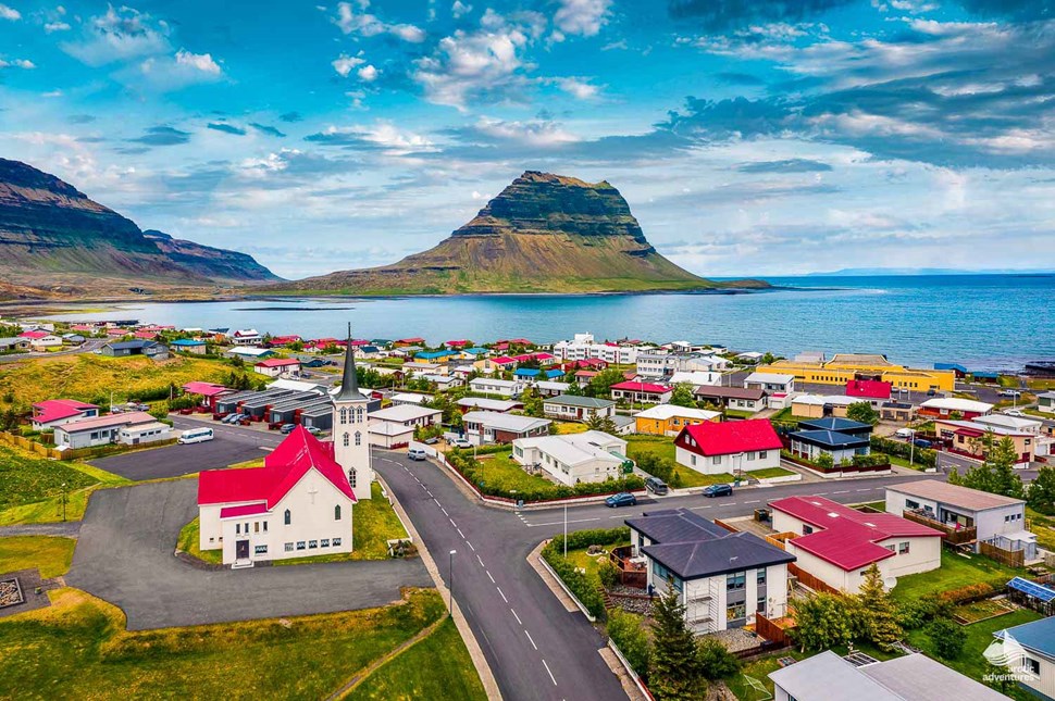 Grundarfjordur Village in Iceland