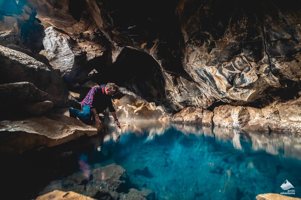 Grjotagja Cave Reykjahlid in Iceland