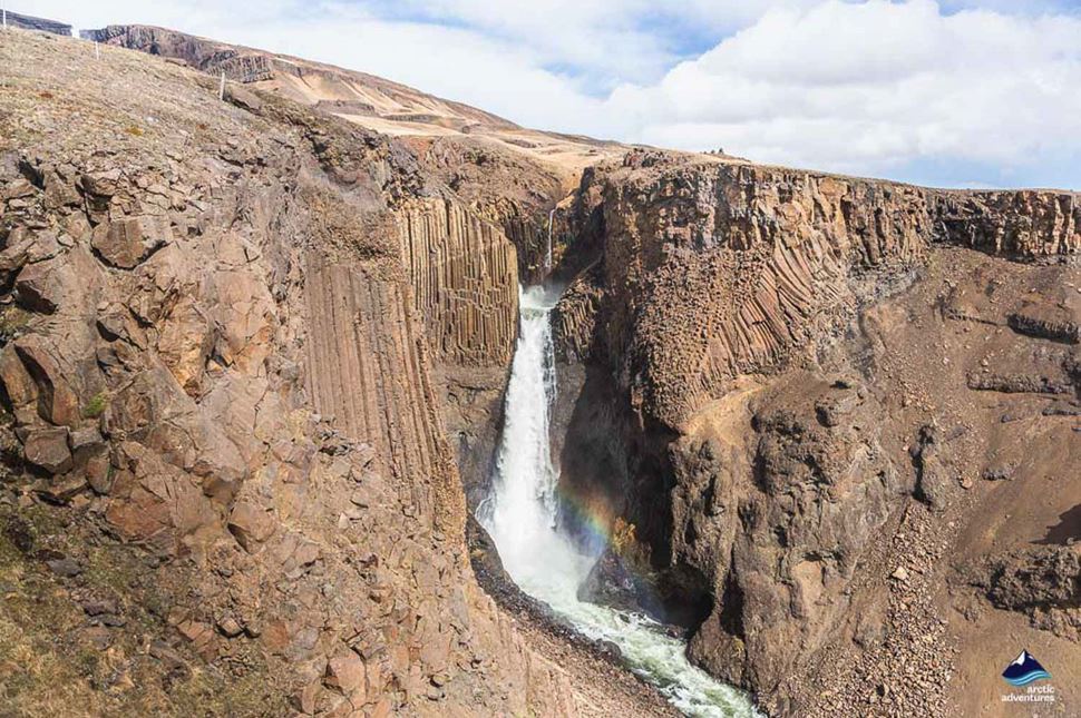 Litlanesfoss Waterfall in Iceland