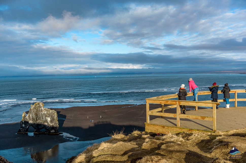 Hvitserkur Tourist Spot on the beach