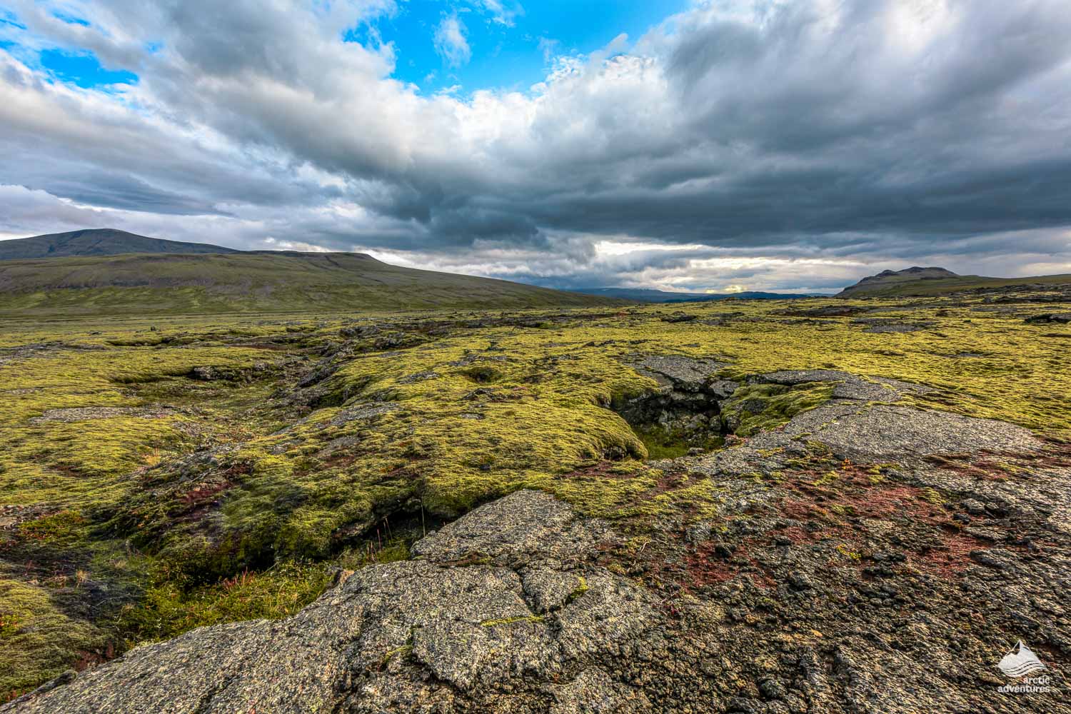Hallmundarhraun Lava Field in Iceland