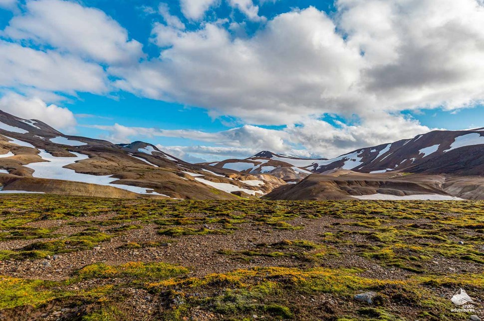 Kerlingarfjoll landscape in summer