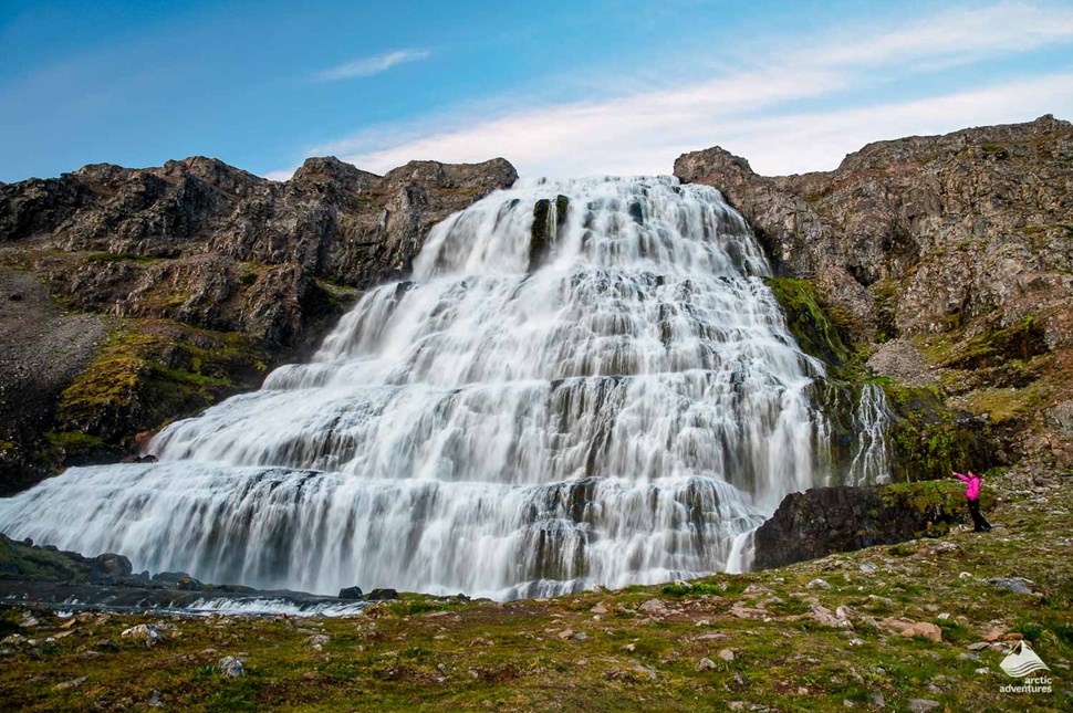 Dynjandi Waterfall in Iceland