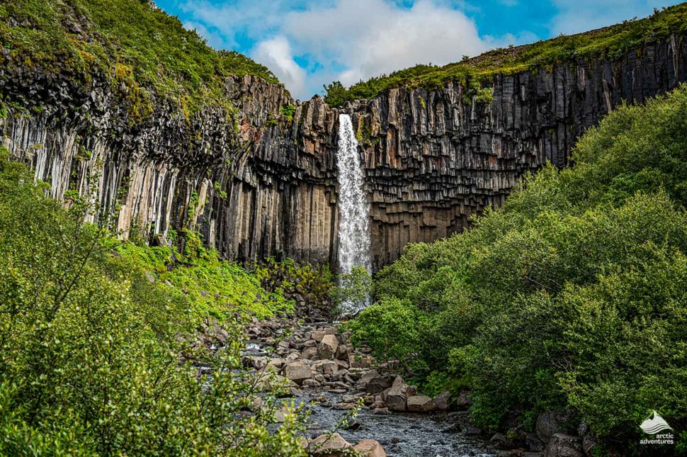 Svartifoss Waterfall in Iceland