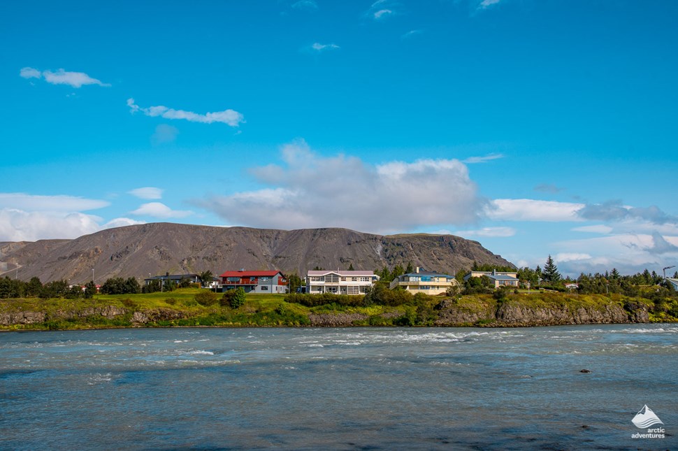 River near Selfoss town