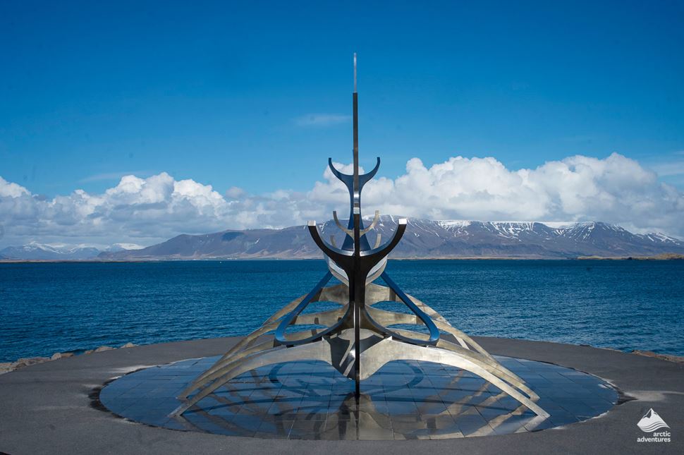 Sun Voyagers sculpture in Reykjavik