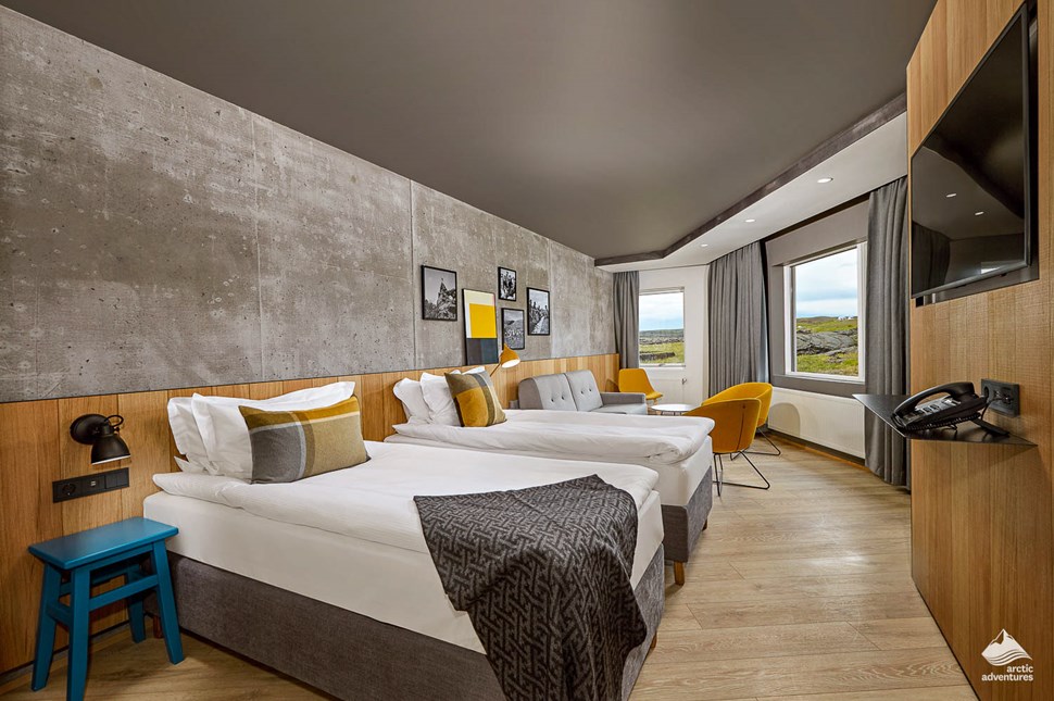 Icelandair Hotel room in Myvatn