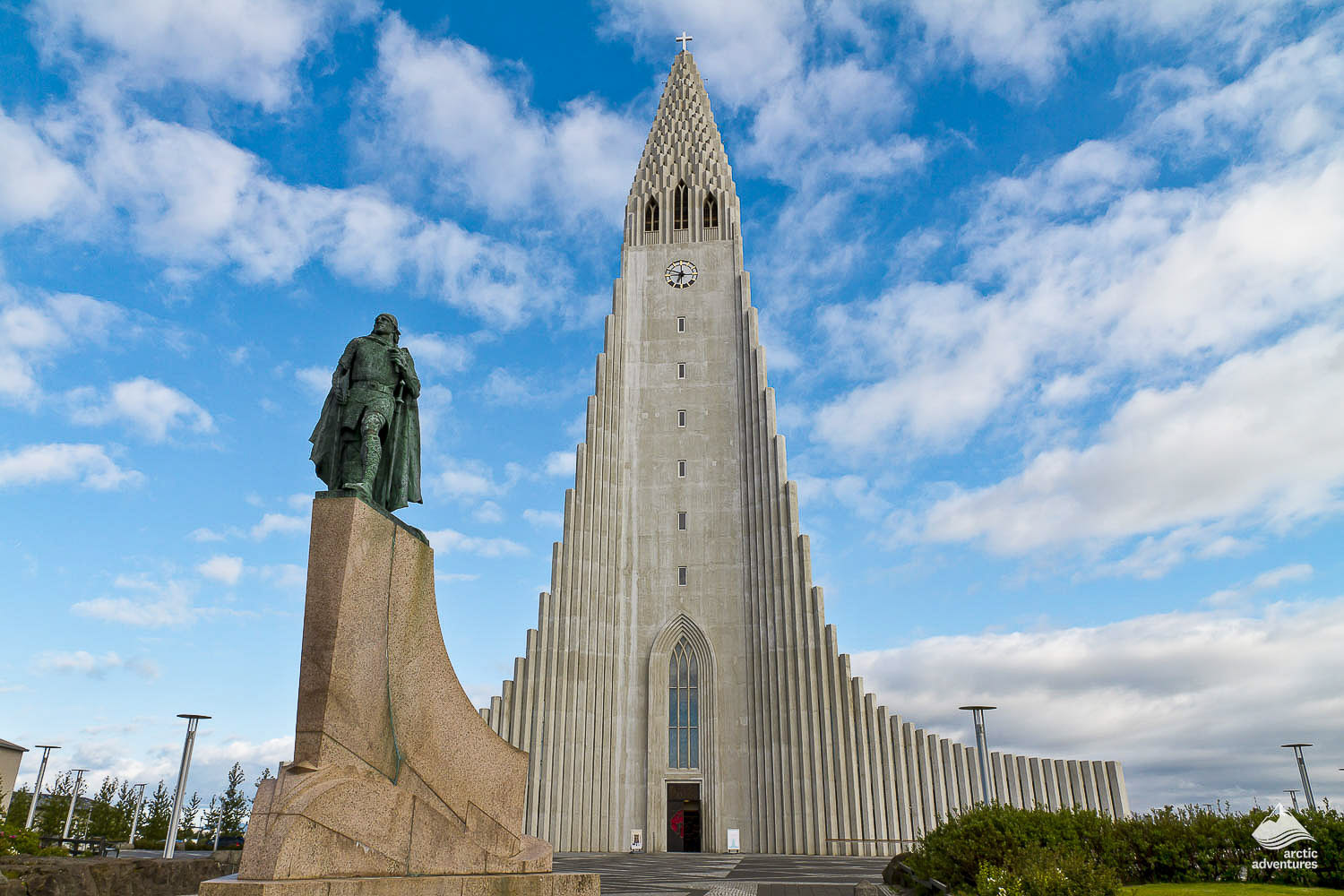 Hallgrimskirkja Church architecture in Reykjavik