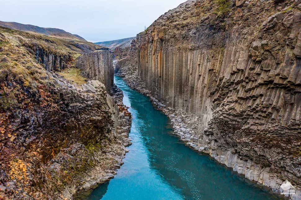 Jokla river at Studlagil Canyon in Iceland