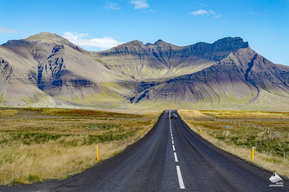 Car road in Iceland