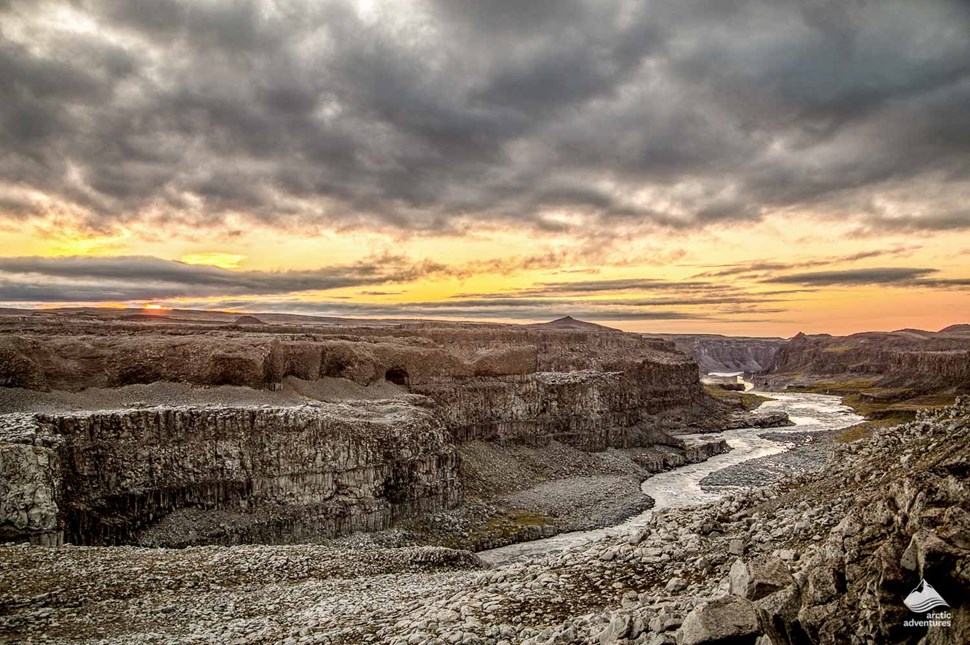 Dettifoss nature landscape in Iceland