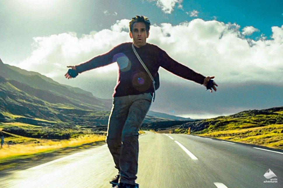 The Secret Life of Walter Mitty movie scene in Iceland