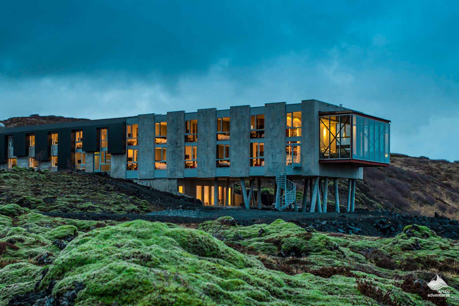 Ion Adventure Hotel near Oxararfoss waterfall