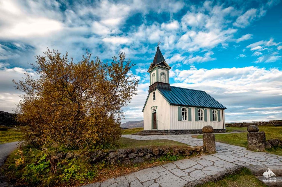 Thingvellir Church in Iceland