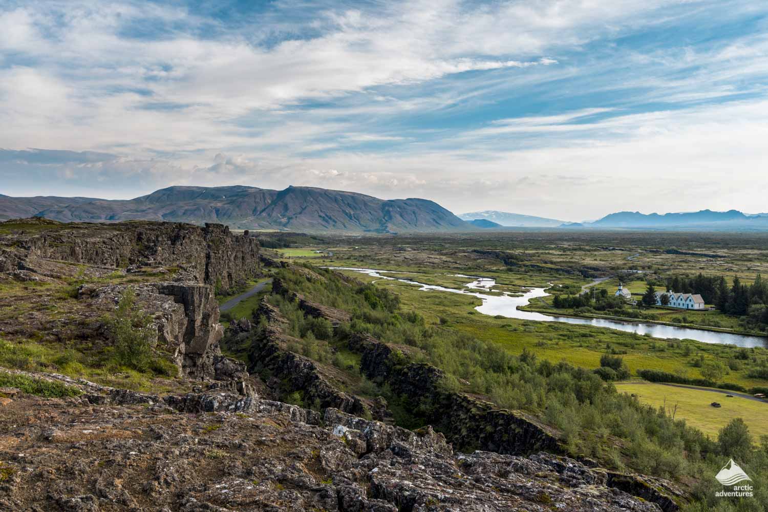 panorama of Thingvellir national park