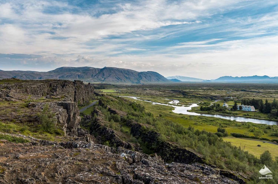 panorama of Thingvellir national park