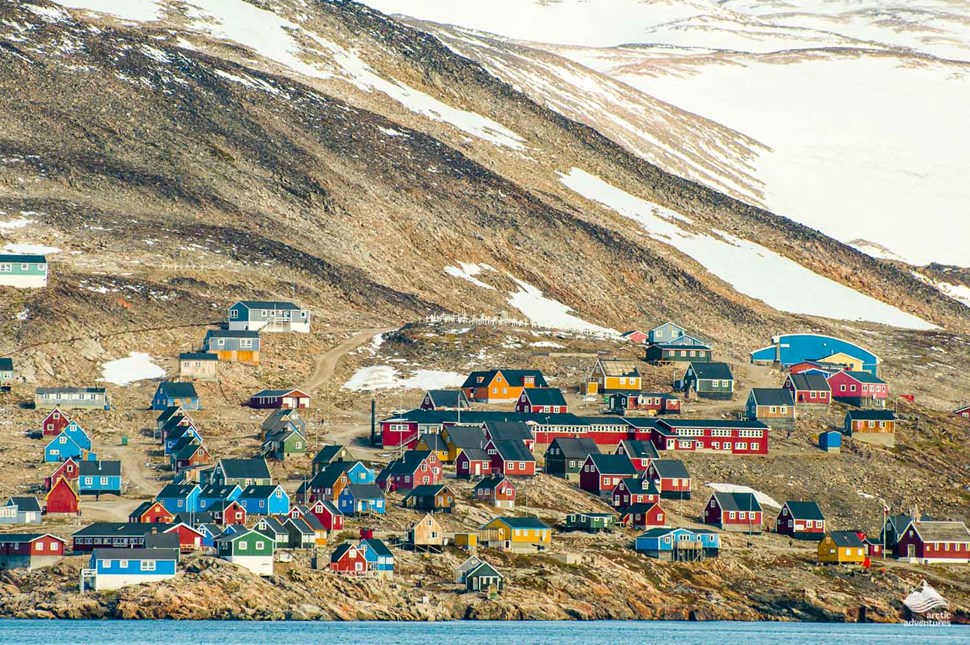 Ittoqqortoormiit Village in Greenland