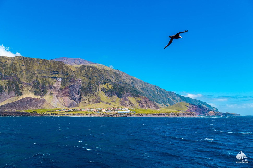 Tristan Da Cunha in the south Atlantic Ocean