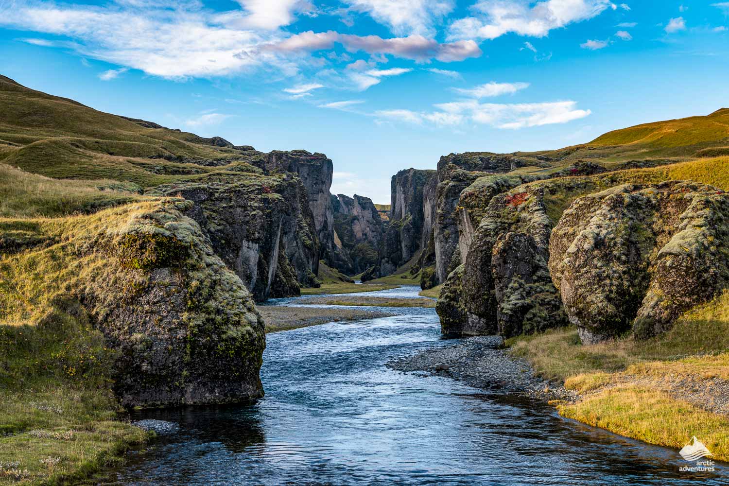 Fjadrargljufur Canyon in Iceland
