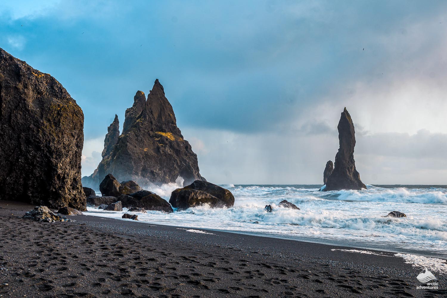 Reynisfjara Black Sand Beach in Iceland