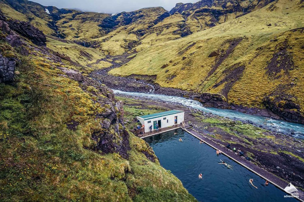 Seljavallalaug hidden pool in Iceland