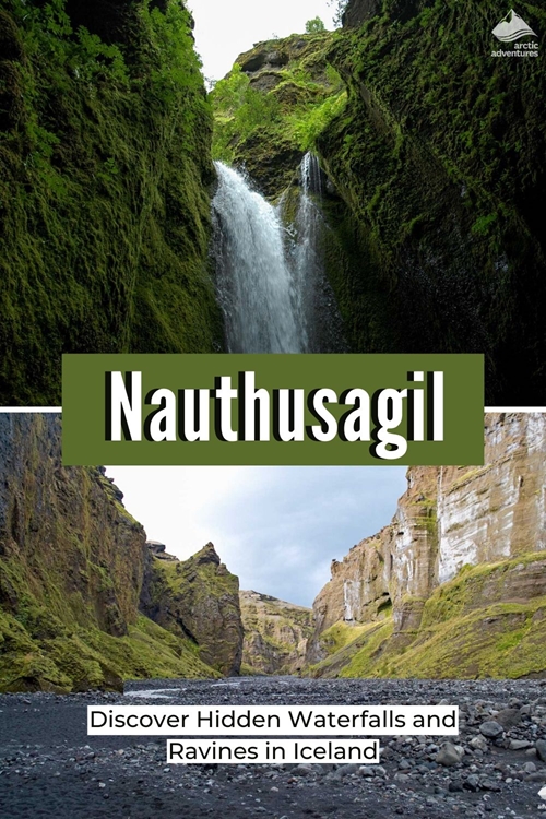 Nauthusagil - hidden waterfalls and ravines