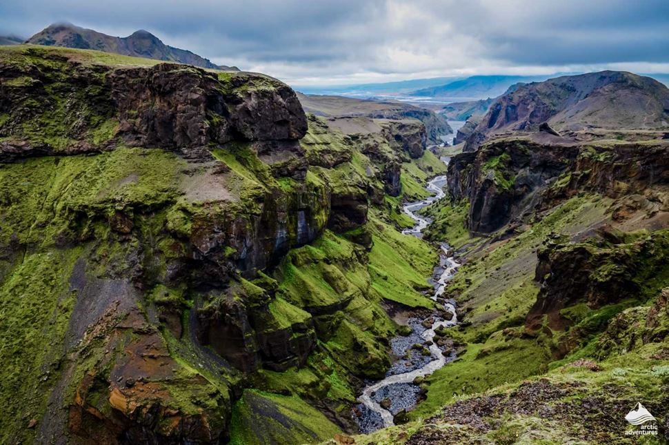 Stakkholtsgjá canyon in Þórsmörk