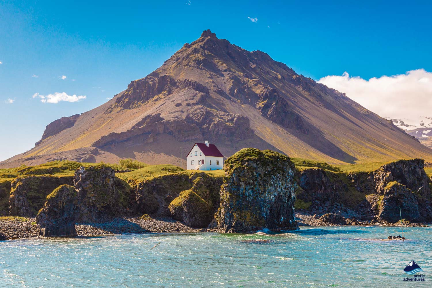 Arnarstapi Village and Mt. Stapafell