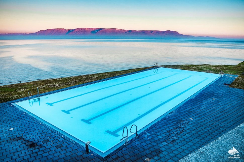 Hofsos Swimming Pool in Iceland