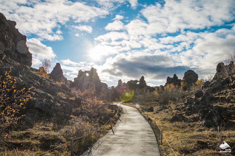 Walking Trail in Dimmuborgir 