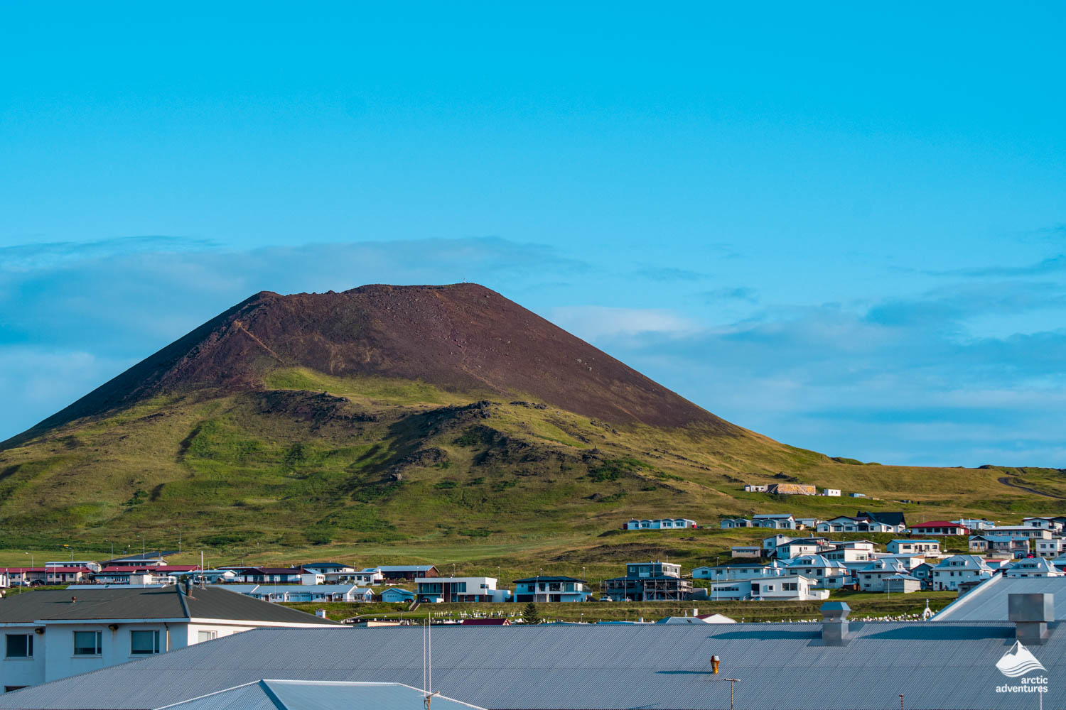 Eldfell volcanic cone