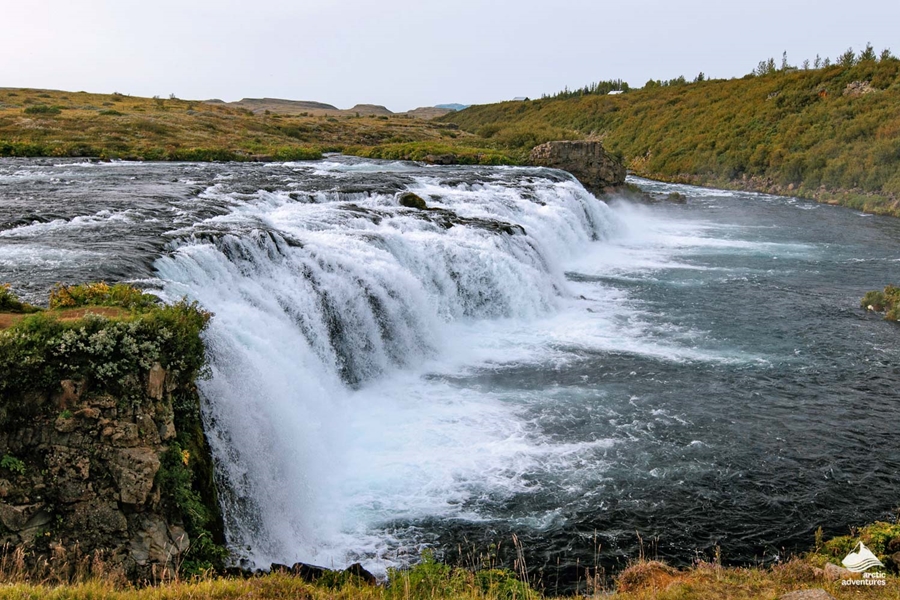 Icelandic river waterfall