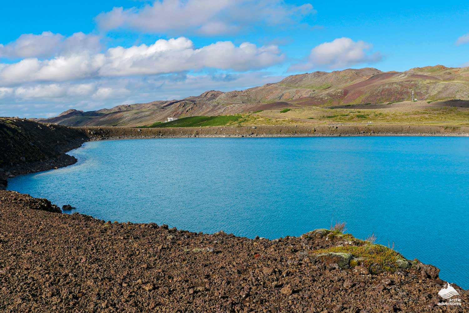 Graenavatn Lake in Iceland