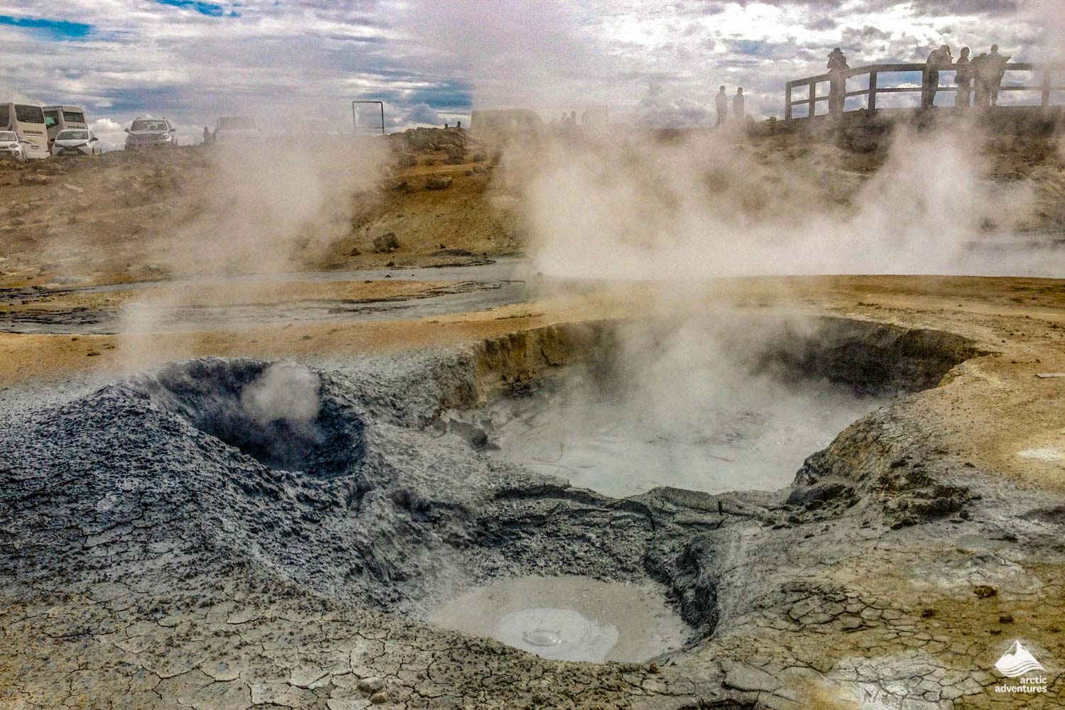 Geothermal area Krýsuvík in Iceland