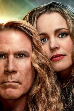 Eurovision movie actors Will Ferrell and Rachel Mcadams Eurovision movie actors Will Ferrell and Rachel Mcadams