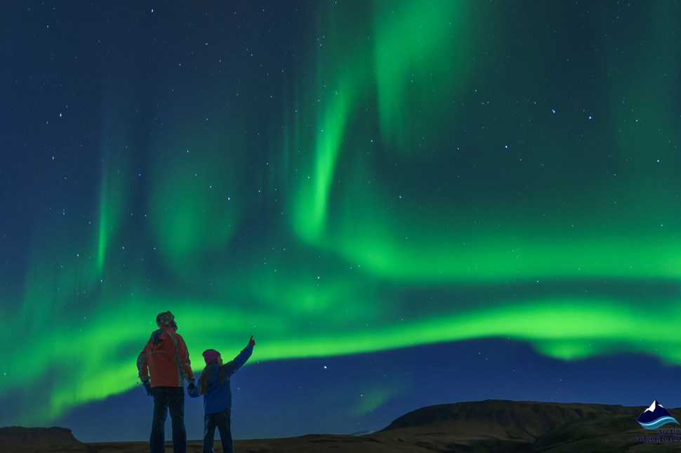 Northern Lights Family Sightseeing in Iceland