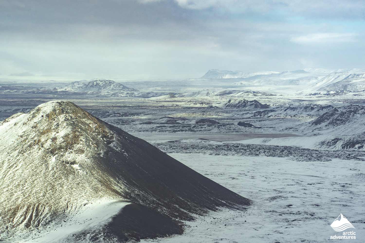 Icelandic mountain range landscape