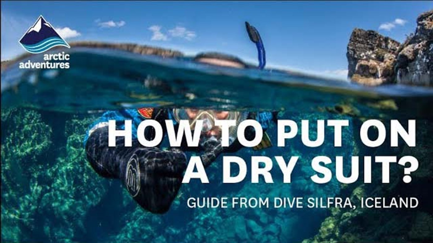 How to put on a dry suit? Guide from Dive Silfra Iceland