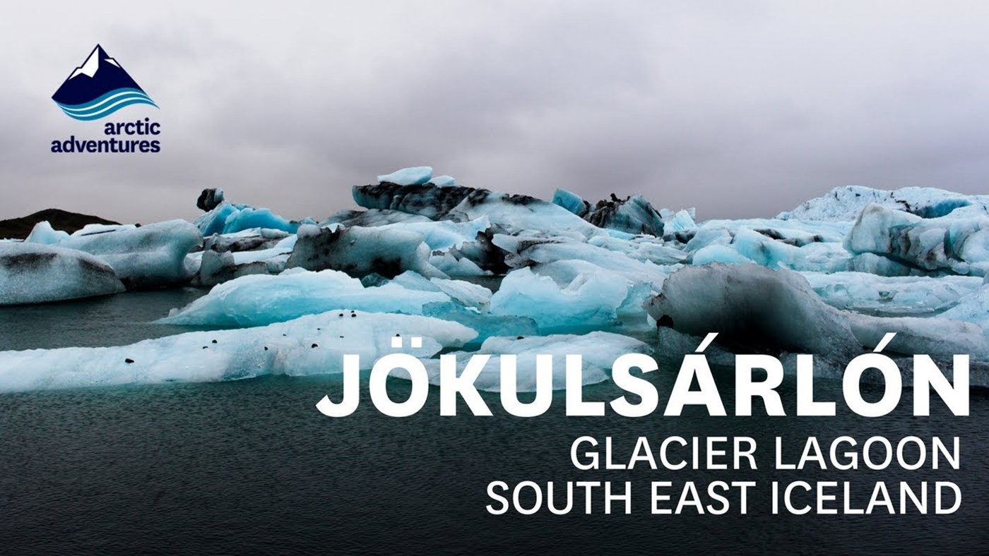 Jökulsárlón glacier lagoon in South East Iceland