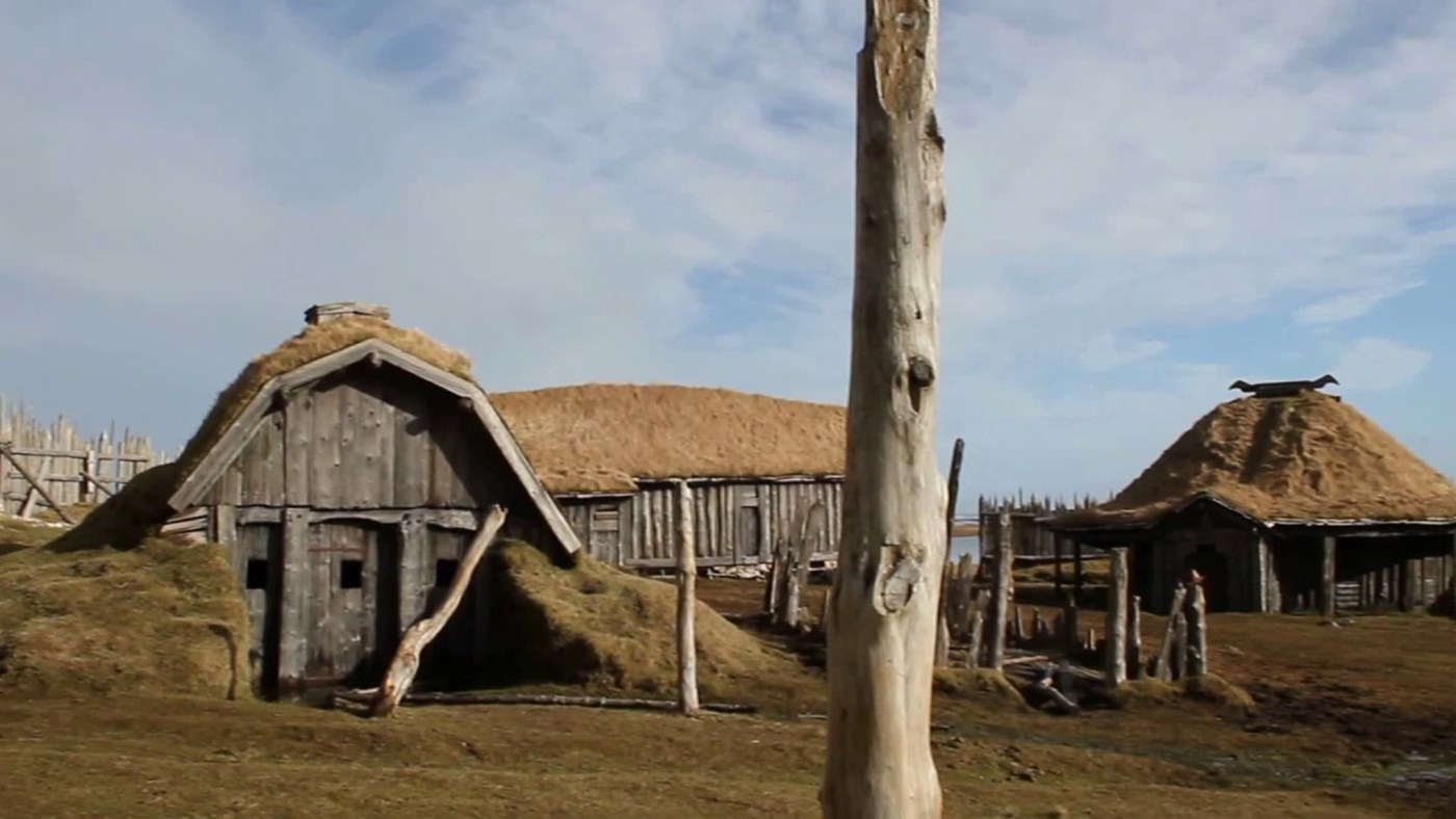 Deserted viking village in Iceland