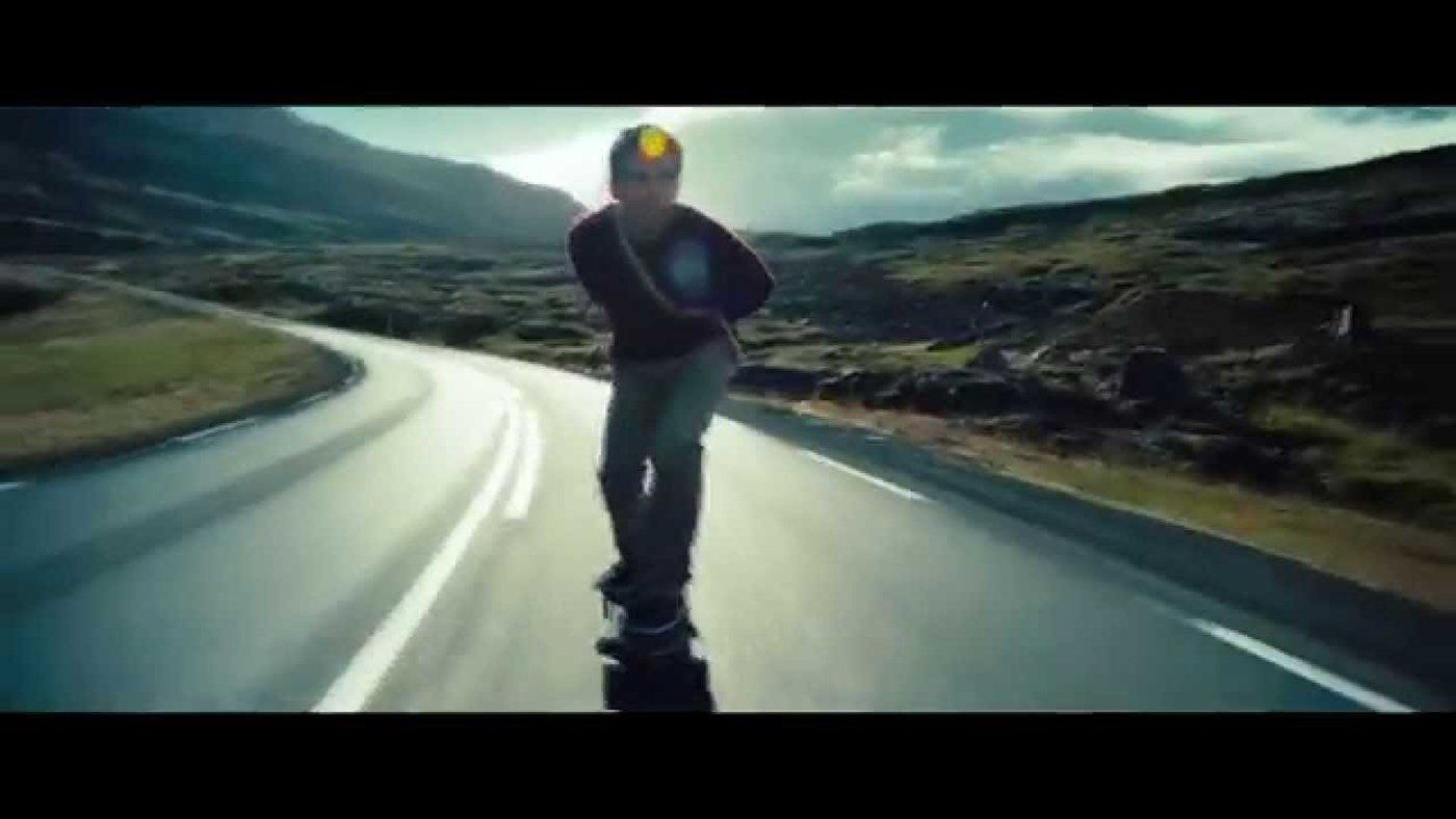 Walter Mitty - Downhill Longboard at Iceland