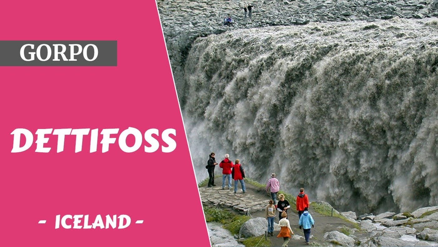 GoPro : Dettifoss waterfall: most powerful waterfall in Europe