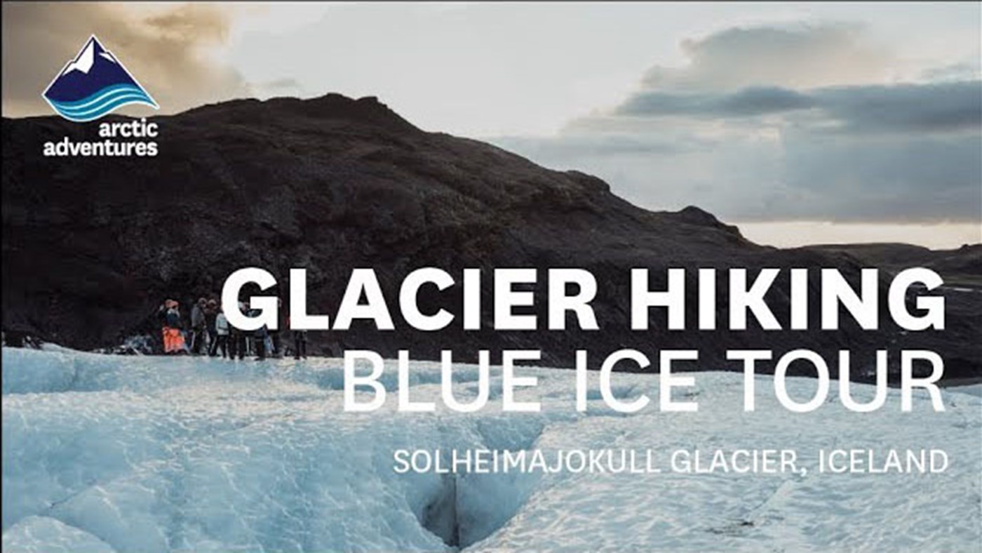Blue Ice. Glacier Hiking and Climbing in Iceland