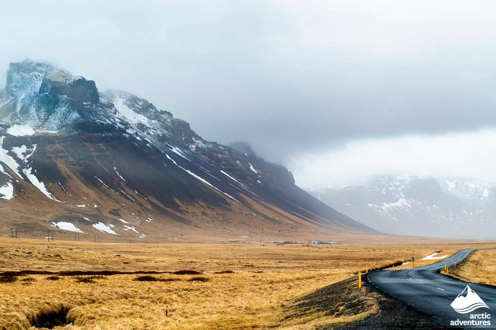 Snæfellsjökull National Park during cloudy day