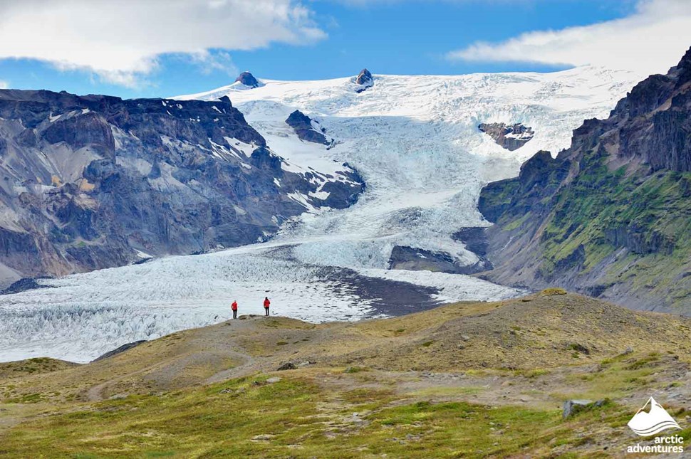 Huge Snæfellsjökull Glacier in Iceland