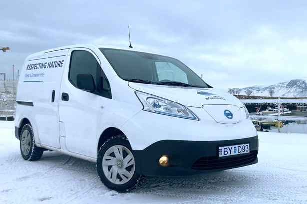 Arctic Adventures electric minivan
