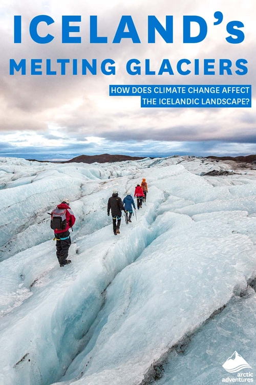 Poster of Iceland's melting glaciers