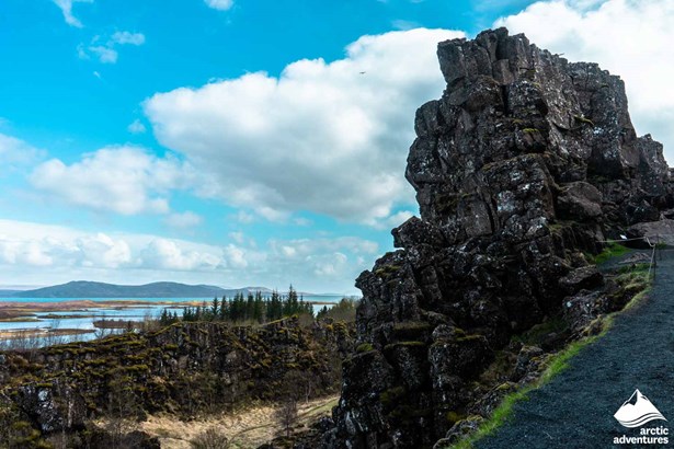 Tectonic plates in Thingvellir National Park